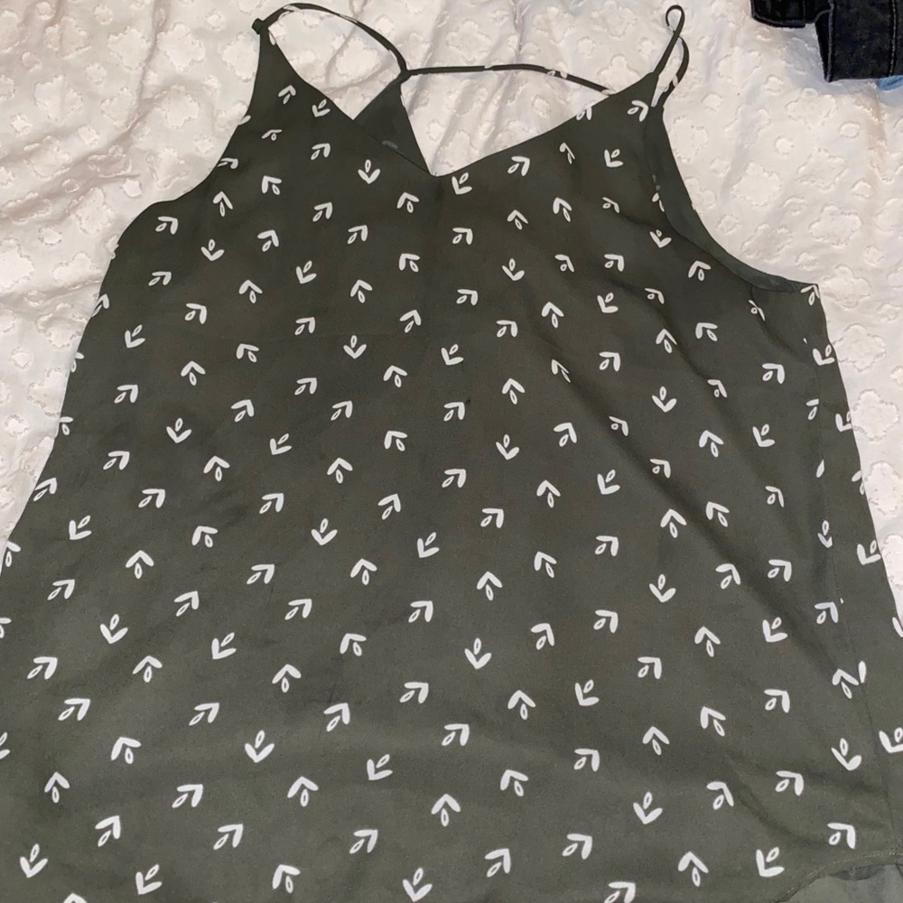 flowy green tank